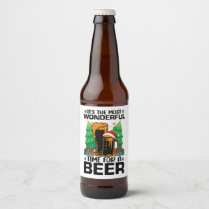 Het is de meest wonderbaarlijke tijd voor een bier etiket
