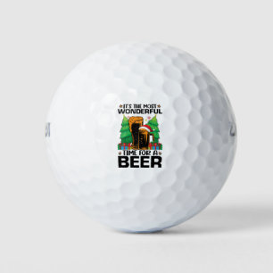 Het is de meest wonderbaarlijke tijd voor een bier golfballen