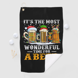 Het is de meest wonderbaarlijke tijd voor een Kers Golfhanddoek