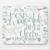 Het is de mooiste kerst van het jaar muismat (Voorkant)