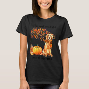 Het is de mooiste tijd die Golden Retriever Scar i T-shirt