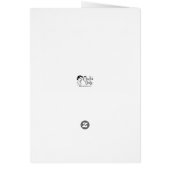 Het is de mooiste tijd... kerstkaart (Achterkant)