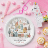 Het is de mooiste tijd papieren bordje (Feest)