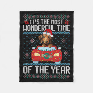 Het is de mooiste tijd van de tijd fleece deken