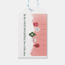 Het is de mooiste tijd van het jaar cadeaulabel