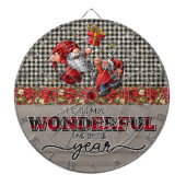 Het is de mooiste tijd van het jaar dartbord (Voorkant)