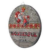 Het is de mooiste tijd van het jaar dartbord (Voorkant Rechts)