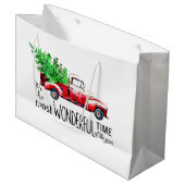 Het is de mooiste tijd van het Jaar Groot Cadeauzakje (Voorkant Gekanteld)