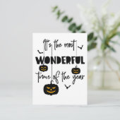 Het is de mooiste tijd van het jaar Halloween Briefkaart (Staand voorkant)