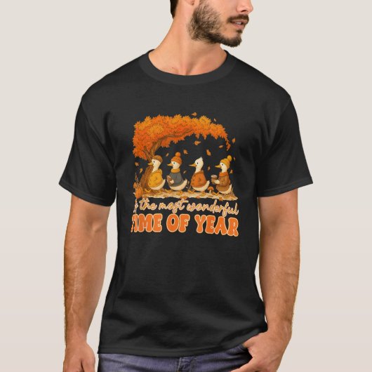 Het is de mooiste tijd van het jaar Herfst Fa T-shirt (Voorkant)