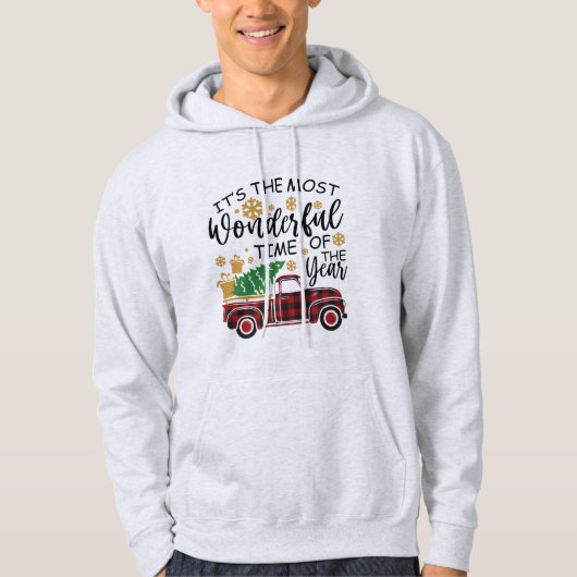 Het is de mooiste tijd van het jaar hoodie (Voorkant)