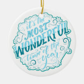 Het is de mooiste tijd van het Jaar Keramisch Ornament (Voorkant)