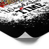 Het is de mooiste tijd van het jaar Kerstmis Poster (Hoek)