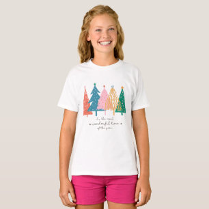 Het is de mooiste tijd van het jaar Kerstmis T-shirt