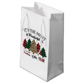 Het is de mooiste tijd van het jaar klein cadeauzakje (Achterkant Gekanteld)