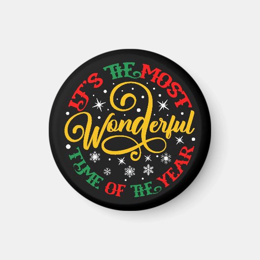 Het is de mooiste tijd van het jaar magneet (Voorkant)