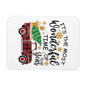 Het is de mooiste tijd van het jaar magneet (Horizontaal)