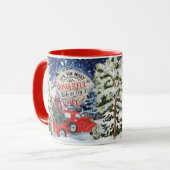 Het is de mooiste tijd van het jaar mok (Voorkant links)