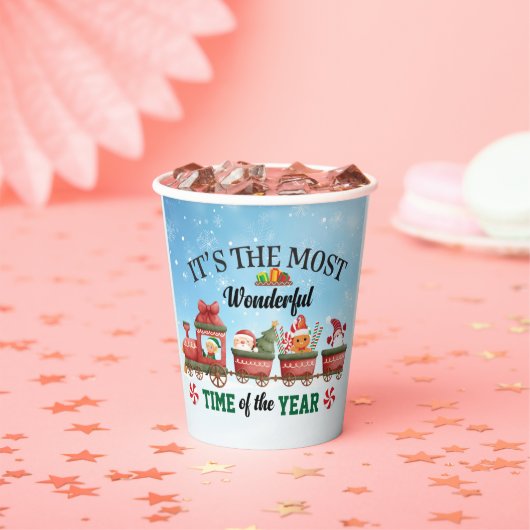 Het is de mooiste tijd van het jaar papieren bekers (Insitu)