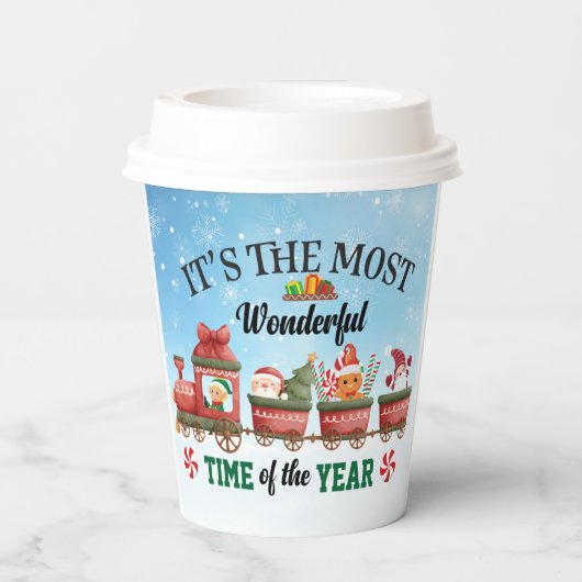 Het is de mooiste tijd van het jaar papieren bekers (Achterkant)