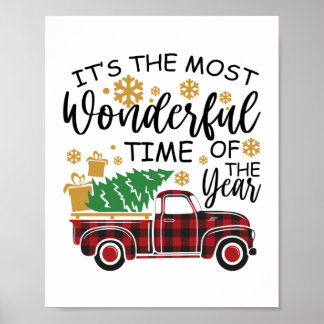 Het is de mooiste tijd van het jaar poster