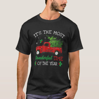 Het is de mooiste tijd van het jaar Red Truck T-shirt