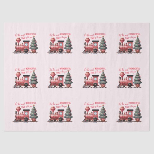 Het is de mooiste tijd van het Jaar Tissuepapier (Voorkant)