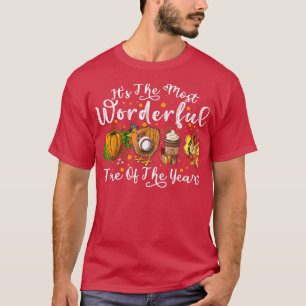 Het is de mooiste tijd van het jaar van de honkbal t-shirt