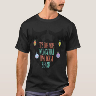 Het is de mooiste tijd voor een baard Christma T-shirt
