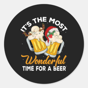 Het is de mooiste tijd voor een bier dat C Drink Ronde Sticker