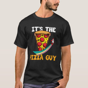 Het is de Pizza Guy Pizzeria T-shirt