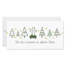 HET IS DE REDE Kerstmis Kerstkaart van Christelijk