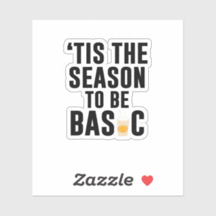 Het Is De Tijd Om Basis Kerstmis Te Vieren Sticker