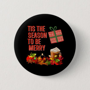Het Is De Tijd Om Een Vrolijke Esthetische Unieke Ronde Button 5,7 Cm