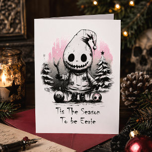 Het Is De Tijd Om Griezelig En Eng Kerstmis Te Vie Kaart