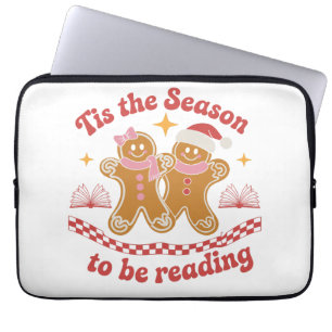 Het Is De Tijd Om Kerstboeken Te Lezen School Laptop Sleeve
