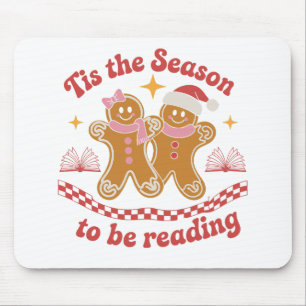 Het Is De Tijd Om Kerstboeken Te Lezen School Muismat