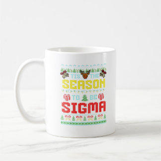Het Is De Tijd Om Sigma Kerstmis Brainrot Ironisch Koffiemok