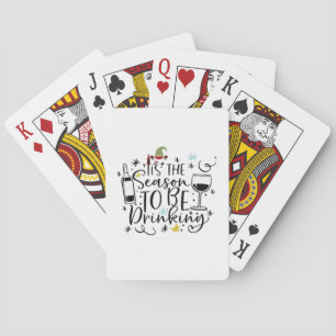 Het Is De Tijd Om Te Drinken Pokerkaarten