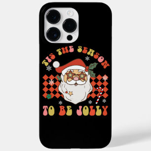 Het Is De Tijd Om Vrolijk Te Zijn Kerstman Retro G Case-Mate iPhone 14 Pro Max Hoesje