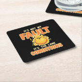 Het is de toestand van de Lane Vierkante Kartonnen Onderzetter (Schuin)