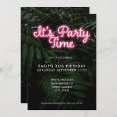 Het is de uitnodiging van de Tijd van de Partij Mo (Voorkant / Achterkant)