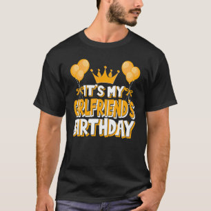 Het is de verjaardag van mijn Vriendin Viering Fam T-shirt