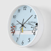 Het is de Wintermuur klok (Hoek)