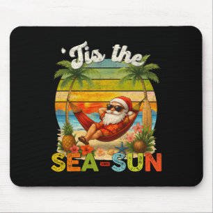 Het is de zee-zon grappige kerst in juli hawaii sa muismat