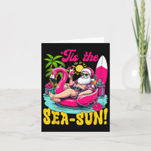 Het Is De Zee Zon Santa Strand Zomer Kerstmis In J Kaart