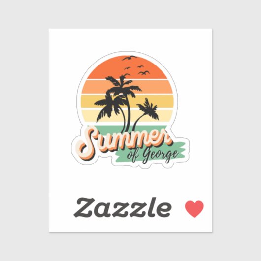 Het Is De Zomer Van George Sticker (Vel)