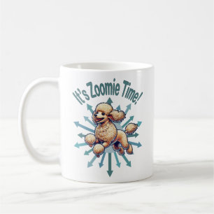 Het is de Zoomie Time Poodle Koffiemok