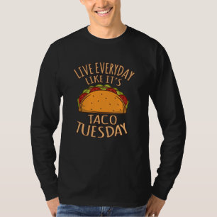 Het is Dinsdag Fun Taco Tacos T-shirt