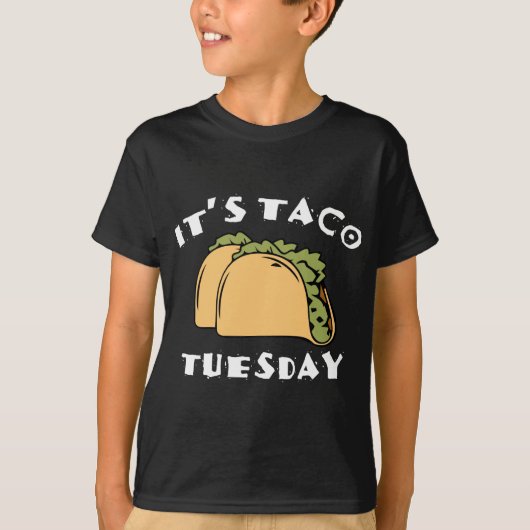 Het is dinsdag Taco T-shirt (Voorkant)